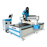 Routeur CNC 3 axes ATC 1325 pour le travail du bois, personnalisable en gros, avec moteur et roulement