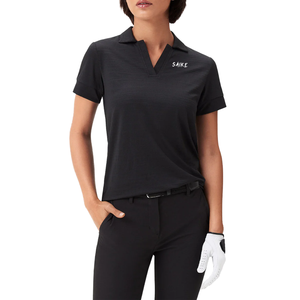 Polo pour femme personnalisé avec broderie, séchage rapide, manches courtes, respirant, en nylon, pour le sport et le golf, fabricant OEM en gros - Product Image 2