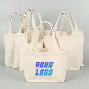 Bolsas de Compras Reutilizables de Algodón Ecológico, Bolsas de Tela Impresas Personalizadas, Bolsa Tote con Logotipo Impreso de Calidad - Product Image 1