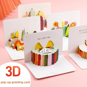 Campione gratuito grazie alla benedizione <span class=keywords><strong>di</strong></span> <span class=keywords><strong>buon</strong></span> <span class=keywords><strong>compleanno</strong></span> biglietti d'auguri universale mini invito 3d pop up cartoline regalo <span class=keywords><strong>di</strong></span> auguri stampate - Product Image 2