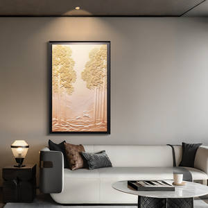 Peinture décorative moderne simple encadrée avec un <span class=keywords><strong>arbre</strong></span> <span class=keywords><strong>en</strong></span> <span class=keywords><strong>relief</strong></span> 3D, design haut de gamme pour salon, fabriqué <span class=keywords><strong>en</strong></span> Chine, modèle 36521520 - Product Image 5