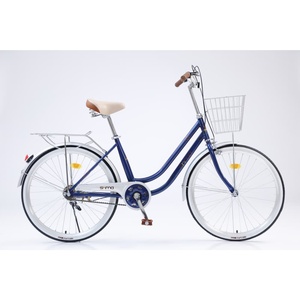 Bicicleta Híbrida Versátil para Mujer, Bicicleta Urbana <span class=keywords><strong>de</strong></span> Una Velocidad para Desplazamientos Diarios - Product Image 5