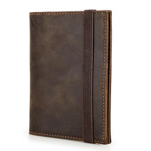 Anti-theft RFID Blocking Travel Money Credit Card Belt Bag Passport Organize <strong>Men</strong> Small <strong>Wallet</strong> Cash Bag Coffee - Product Image 5