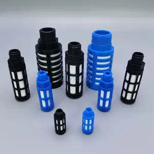 Replacement AN Series Pneumatic Plastic Silencer High Noise Reduction Compact Resin Male Thread Muffler 1/8 1/4 3/8 1/2 3/4