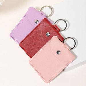 Anti-Lost Pu Leather Credit Cards Simple Portable Business Card <b>Holder</b> Small <b>Wallet</b> for Daily Use - Product Image 6