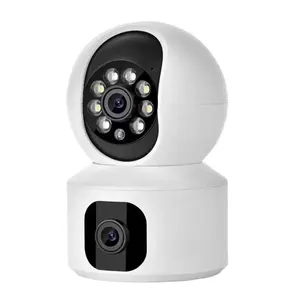 White and Black Humanoid tracking 2.4G DC12V/1A WIFI Double LENS and PTZ CAMERA