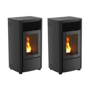 Estufa de pellet de madera con estufa europea - Product Image 1