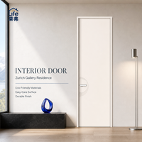 Porte intérieure en bois sur mesure, porte de chambre moderne et simple, porte insonorisée et anti-étirement pour villas, appartements, hôtels