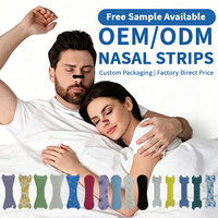 Bandes nasales OEM ODM sans médicament pour une meilleure respiration, avec adhésif puissant, pour un sommeil amélioré