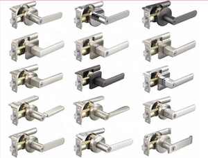 Satin Nickel cửa đòn bẩy xử lý ổ khóa USA nóng bán một cách nhanh chóng phát hành mở riêng tư ổ khóa Key ít ổ khóa - Product Image 4