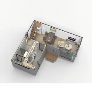Apple Cabin Maison préfabriquée prête à l'emploi Maisons au design moderne Garden Pod Living Capsule House