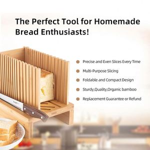 Eco-Friendly Bamboo Bread Slicer with Custom Logo - Premium Quality and Sustainable Design - Product Image 4