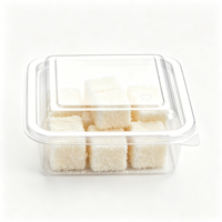 Emballages personnalisés jetables, recyclables, transparents, en plastique PP, pour biscuits, gâteaux, pain, salades, tiramisu, boîtes en plastique pour aliments