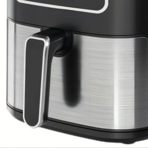 Friteuse électrique carrée en plastique 5L à commande manuelle, sans huile, avec fonction de cuisson, affichage facile à lire et réglable - Product Image 2