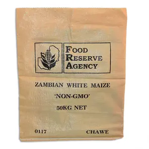 中国 50千克pp编织袋用于面粉，玉米、小麦、大米、谷物pp玉米种子包装袋包装袋包装囊