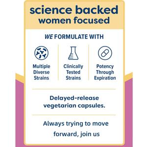 Cápsulas Probióticas para Mujeres, Apoyan el Equilibrio del pH para la Salud Vaginal, Urinaria, Digestiva e Inmunológica de la Mujer, Sin Lácteos ni Soya, 50 Cápsulas - Product Image 3
