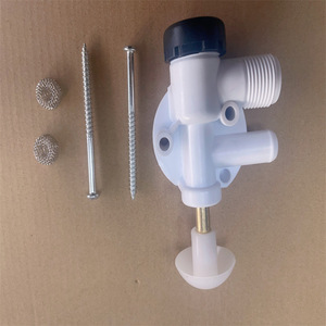 ชุดวาล์วน้ำสำหรับห้องน้ำ 385314349 วัสดุ ABS แบบติดผนัง ดีไซน์เรียบง่ายสำหรับรถบ้าน - Product Image 2