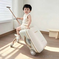 Детский чемодан-каталка FactoryDirectKidsTravel с сиденьем: идеальный вариант для родителей и малышей в семейных поездках