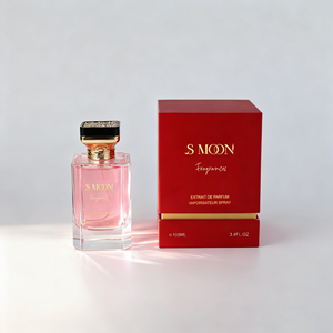 Tùy chỉnh chất lượng cao sang trọng vuông thủy tinh rỗng chai nước hoa rỗng 50ml với bao bì hộp - Product Image 5