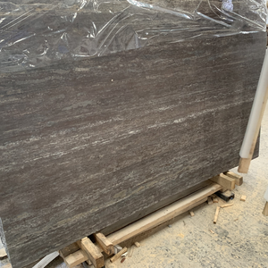 <span class=keywords><strong>Precio</strong></span> del Mármol <span class=keywords><strong>Travertino</strong></span> Azul Gris Oscuro Popular por Metro Cuadrado - Product Image 2