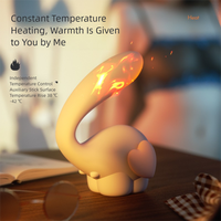 Vibromasseur pour adultes au design éléphant mignon, avec contrôle par application, fonction chauffante, dildo vibrant et masseur clitoridien, jouets sexuels érotiques