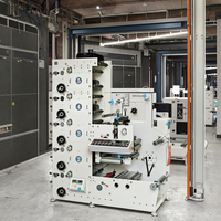 Máquina de impresión flexográfica UV industrial para etiquetas Premium con sistema de control completamente automático