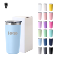 Gobelet isotherme personnalisé en acier inoxydable de 20 oz, thermos pour eau chaude, tasse à café isotherme, tasse à café de voyage réutilisable