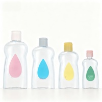 Logo Kustom Kosong 50Ml 100Ml 150Ml 200Ml Set Botol Sampo Losion Bayi dengan Tutup Atas Flip