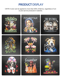 DTG เครื่องพิมพ์ A4แบบแท่น350ชิ้น/ชม. เครื่องพิมพ์เสื้อยืดแบบพกพาประสิทธิภาพสูง - Product Image 5