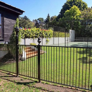 Rampe en aluminium, clôture de jardin en métal ornemental, clôture de jardin en métal, <span class=keywords><strong>poteau</strong></span> de clôture en acier galvanisé - Product Image 5