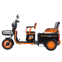 Sepeda Motor Listrik Roda Tiga 500W 60V Jarak Tempuh 60KM Skuter Mobilitas Sepeda Motor Skuter Listrik Roda 3