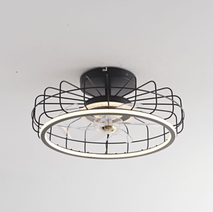โคมไฟระย้าทันสมัยพร้อมรีโมทคอนโทรลแอพ ไฟพัดลมเพดาน <span class=keywords><strong>LED</strong></span> 220V ปรับความสว่างได้ 3 สี เปลี่ยนสีได้ 6 ระดับ สำหรับห้องนอน ห้องนั่งเล่น - Product Image 6