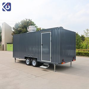 Remorque de bar mobile CAMPTRL, camion de vente de nourriture entièrement équipé, restaurant en conteneur, remorque de restauration rapide, chariot de nourriture de rue mobile - Product Image 5