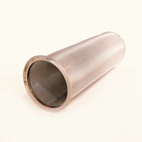 Tube filtrant en maille d'acier inoxydable 304 de qualité barista pour la préparation de café froid et d'infusion de thé glacé
