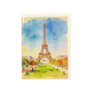 Romantica Cartolina Pop-up 3D della <span class=keywords><strong>Torre</strong></span> <span class=keywords><strong>Eiffel</strong></span> di Parigi, Souvenir di Viaggio - Product Image 2