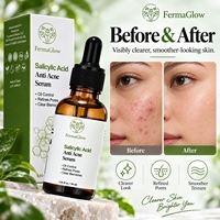 Sérum Visage Anti-Imperfections à l'Acide Salicylique Fermenté BHA, Huile Purifiante, Contrôle du Sébum, Affinage des Pores, Soin Anti-Acné