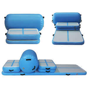 IHOMINF Fabrication en gros <span class=keywords><strong>Tapis</strong></span> <span class=keywords><strong>de</strong></span> gymnastique <span class=keywords><strong>gonflable</strong></span> en PVC pour entraînement avec pompe à air Piste <span class=keywords><strong>de</strong></span> tumbling <span class=keywords><strong>gonflable</strong></span> pliable - Product Image 3