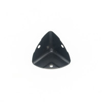 Protecteur d'angle de boîtier de vol en métal noir pour boîtier de maquillage en aluminium boîte à outils FS3020