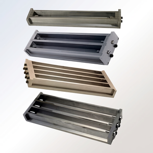 Moule triple pour barres de rétrécissement du ciment 25x25x282mm – Échantillon de test de changement de longueur du béton - Product Image 3