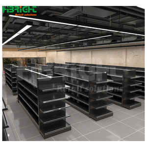 Australia Custom Supermarket Equipment Modern Single-Sided 3D Store Design Gondola Shelf Checkout Cash <strong>Counter</strong> Refrigeration - Product Image 5