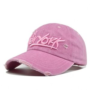 Gorra de béisbol bordada desgastada personalizada al por mayor gorra de papá gorra de béisbol lavada desgastada vaquera deportiva vintage de alta calidad - Product Image 5