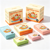 Boîte d'emballage en papier personnalisée en gros pour jouets d'enfants, production en 72h, boîte en carton blanc biodégradable et imperméable