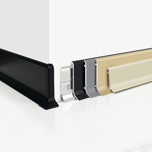 <span class=keywords><strong>Plinthe</strong></span> en métal de <span class=keywords><strong>plinthe</strong></span> en <span class=keywords><strong>aluminium</strong></span> de luxe étanche à l'eau pour la décoration de <span class=keywords><strong>plinthe</strong></span> d'armoires de cuisine - Product Image 4