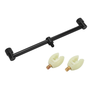 Support de canne à pêche à la <span class=keywords><strong>carpe</strong></span> <span class=keywords><strong>Buzz</strong></span> <span class=keywords><strong>Bar</strong></span> avec tête lumineuse en alliage d'aluminium, accessoire de pêche (support 25 cm, 2 têtes) - Product Image 1
