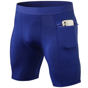 Pantalones Cortos de Compresión <span class=keywords><strong>para</strong></span> <span class=keywords><strong>Hombre</strong></span>, de Secado Rápido, Transpirables, <span class=keywords><strong>para</strong></span> Correr, Entrenamiento, Gimnasio, Leggings Cortos de Alta Elasticidad - Product Image 4