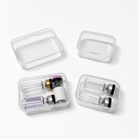 Étui de rangement transparent pour flacons de 3 ml avec couvercle de protection pour un transport et des déplacements sécurisés