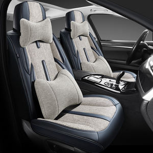 Fundas de Asiento de Coche Forma Femme, Juego Completo, Cuero, Algodón, Lino, Estilo Ejecutivo, Cómodas, Premium, para Mujer, para Todas las Estaciones - Product Image 3