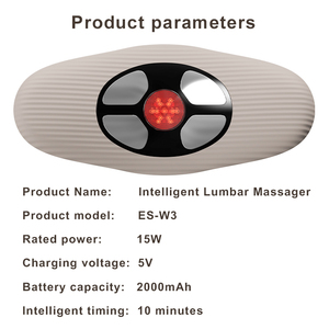 <b>Smart</b> <b>Remote</b> <b>Control</b> Back Lumbar Pillow Waist Massager Device With Heating Air Traction Red Light Swing Function ES-W3 <b>Smart</b> Rem - Product Image 6