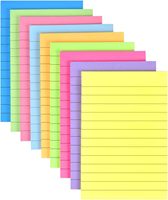 4x6 po mignon auto-adhésif magnétique feuilles mobiles bloc-notes 8 couleurs pour bureau maison école réunion écriture papeterie