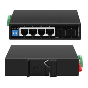 4 端口工业交换机，带 2 个千兆 SFP 上行链路和工业 DIN 导轨 - Product Image 5